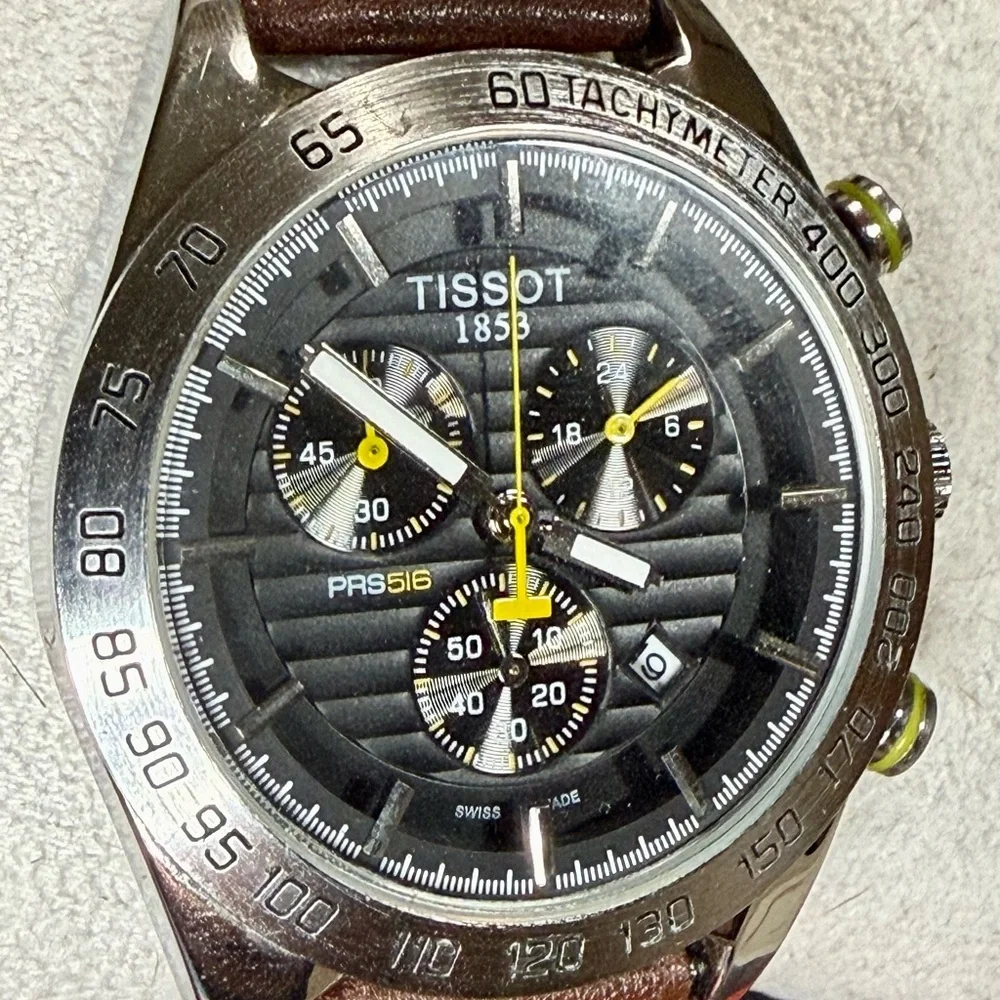 Tissot PRS516 Chronograph Date Classic Mens Watch - Picture 2 of 8